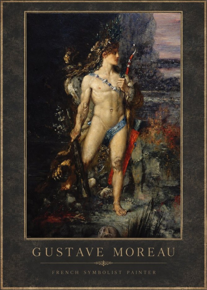 Gustave Moreau Saint Sebastian I No1 - Affiche