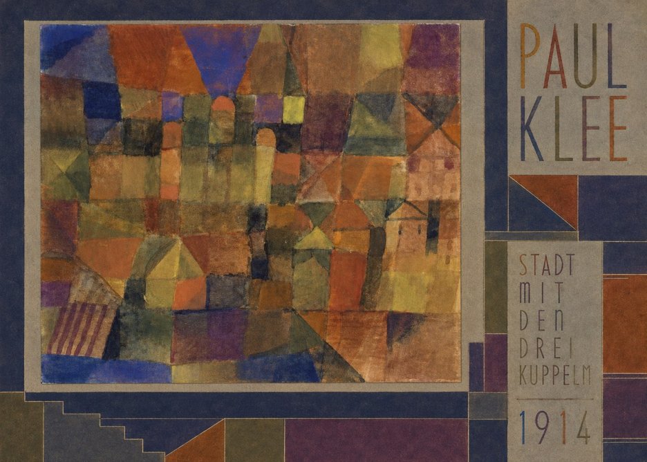 Paul Klee Stadt Mit Den Drei Kuppeln No3 - Affiche
