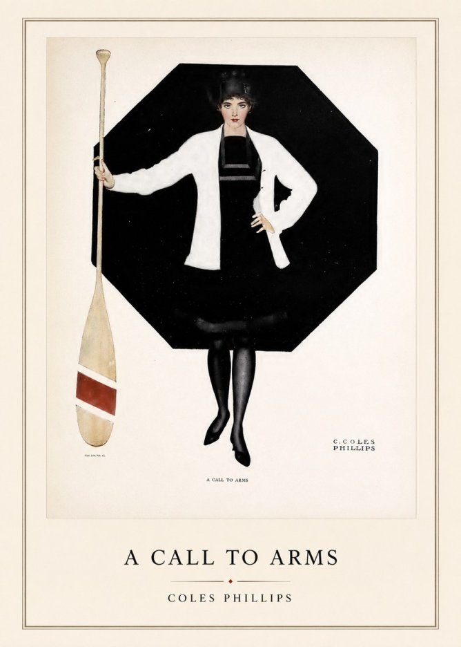 Coles Phillips A Call to Arms No5 - Affiche