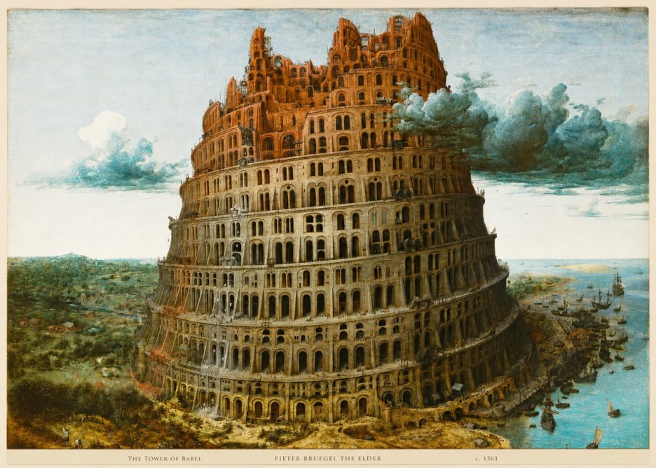 Pieter Bruegel The Tower of Babel III No6 - Affiche