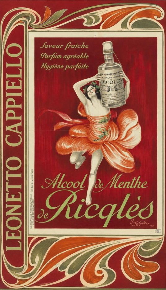 Leonetto Cappiello Alcool De Menthe De Ricqlès I No2 - Affiche