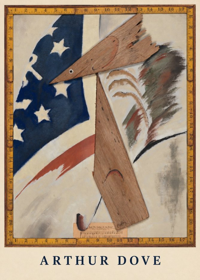 Arthur Dove The Flag No5 - Affiche