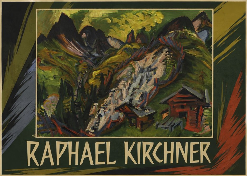 Raphael Kirchner Mountain Landscape I No1 - Affiche