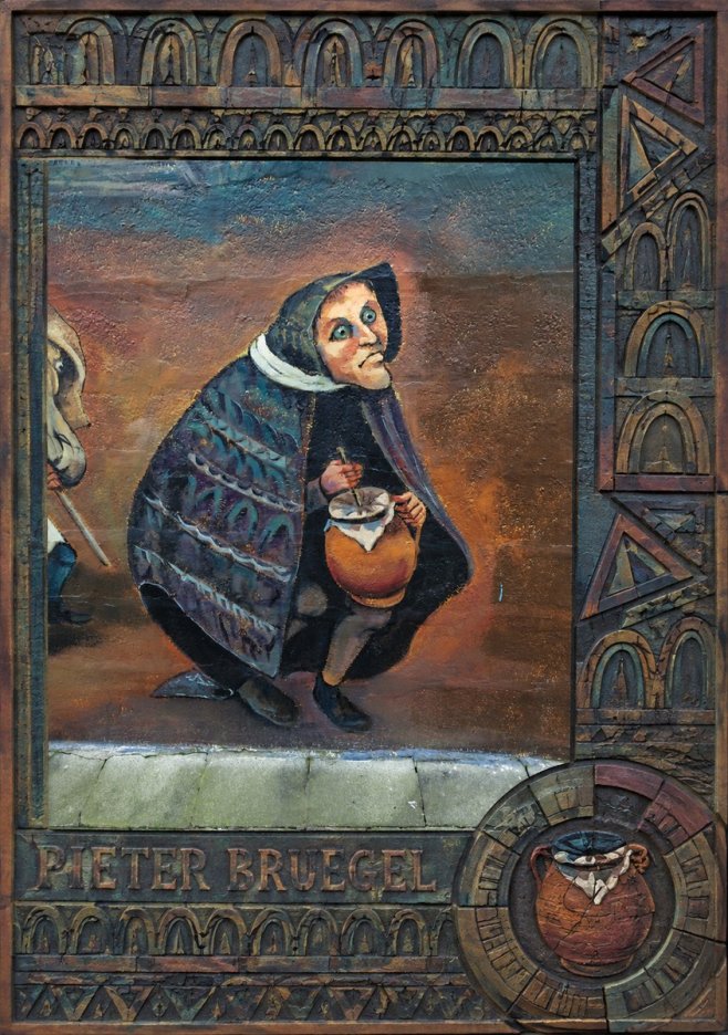 Pieter Bruegel The Beggar Woman with Jug No6 - Affiche