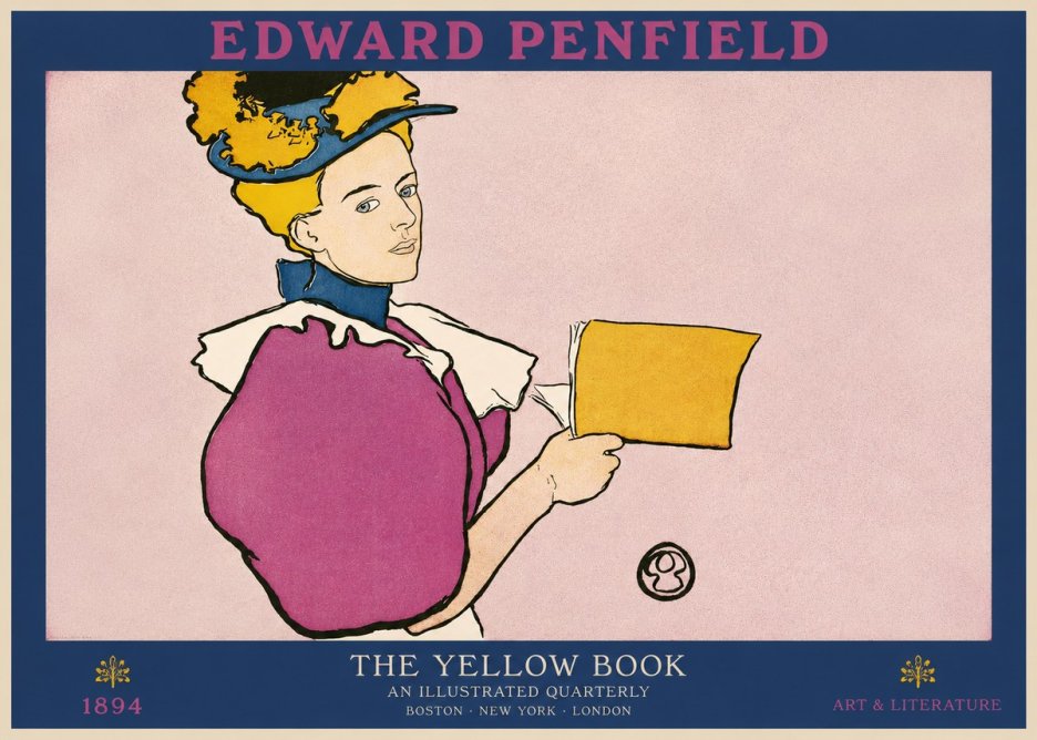Edward Penfield The Yellow Book I No1 - Affiche