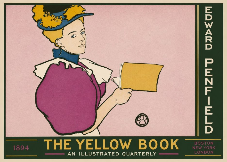 Edward Penfield The Yellow Book I No2 - Affiche