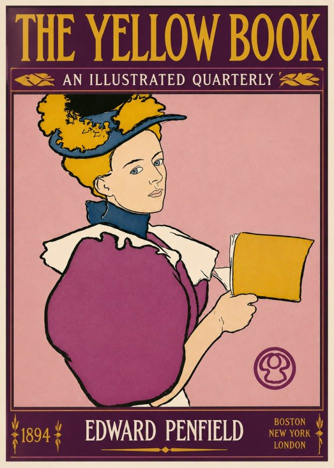 Edward Penfield The Yellow Book I No4 - Affiche