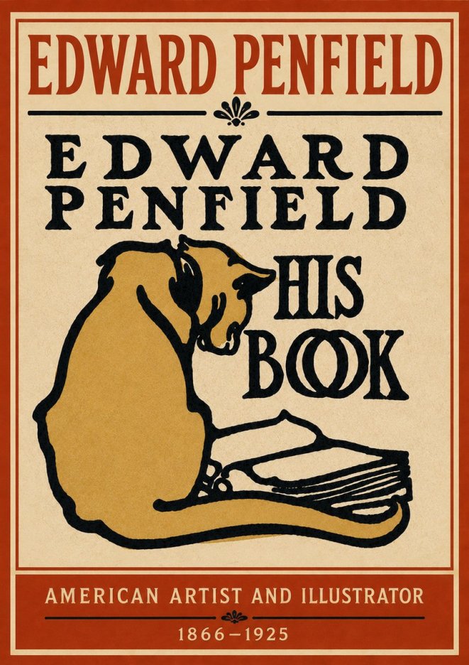 Edward Penfield His Book No4 - Affiche