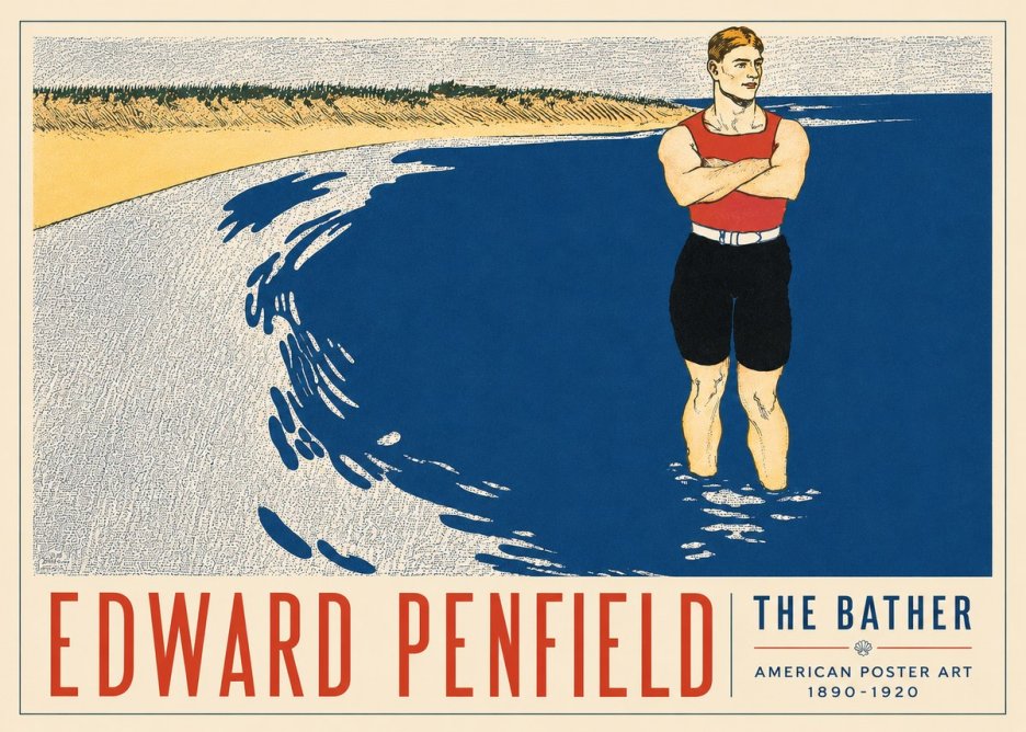 Edward Penfield The Bather No3 - Affiche
