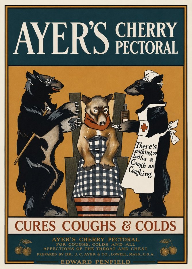 Edward Penfield Ayer's Cherry Pectoral No1 - Affiche
