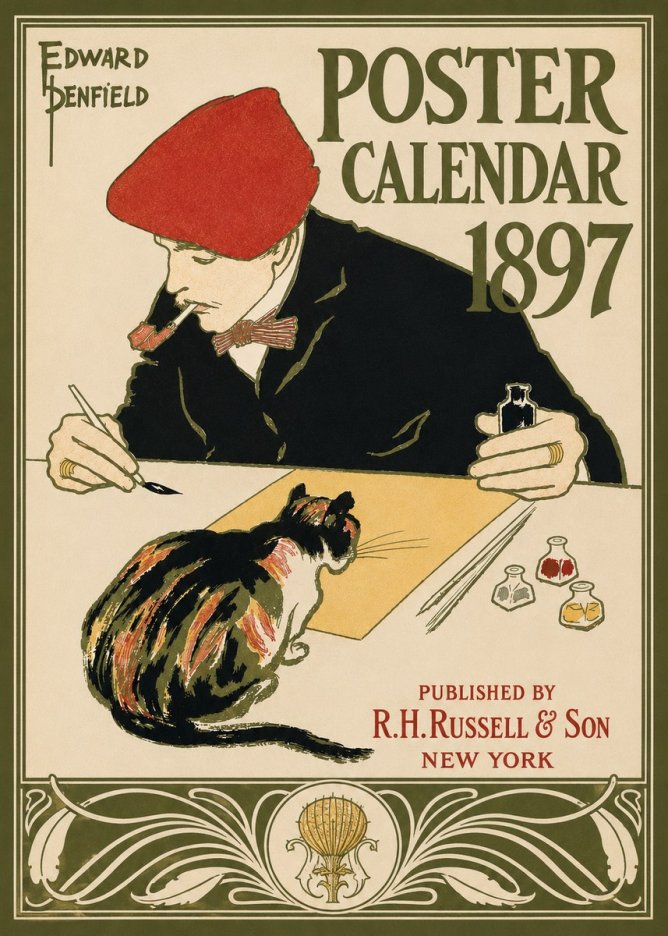 Edward Penfield Poster Calendar 1897 No3 - Affiche