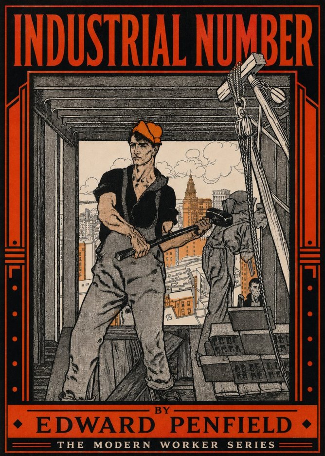 Edward Penfield Industrial Number No5 - Affiche