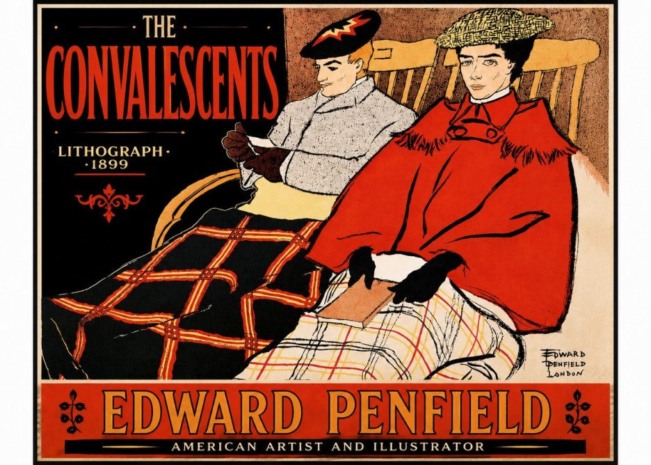 Edward Penfield The Convalescents No5 - Affiche