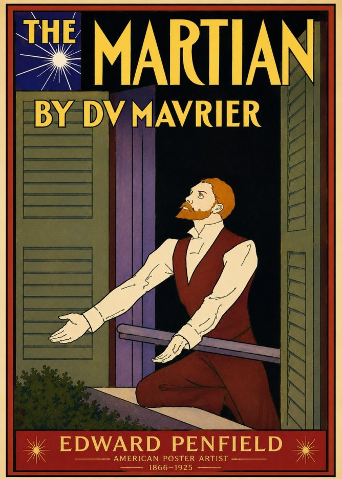 Edward Penfield The Martian by Dv Mavrier No5 - Affiche