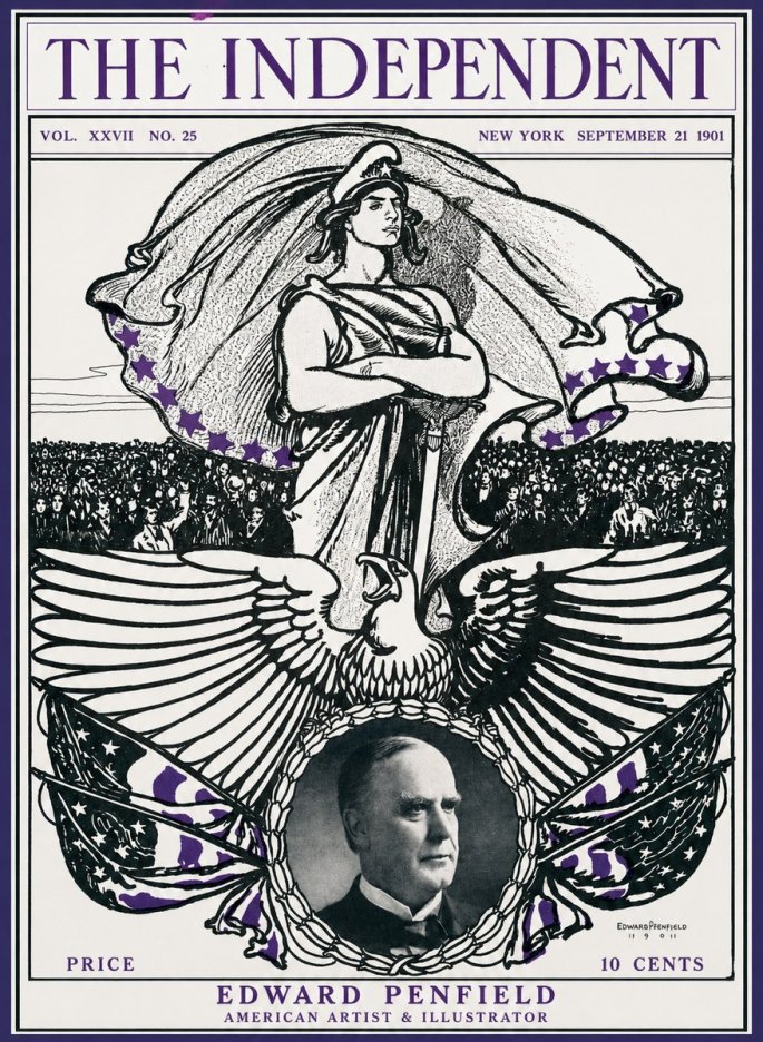 Edward Penfield The Independent No1 - Affiche