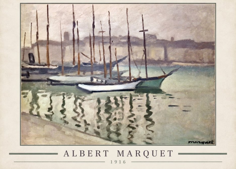 Albert Marquet Le Port Du Havre No3 - Affiche