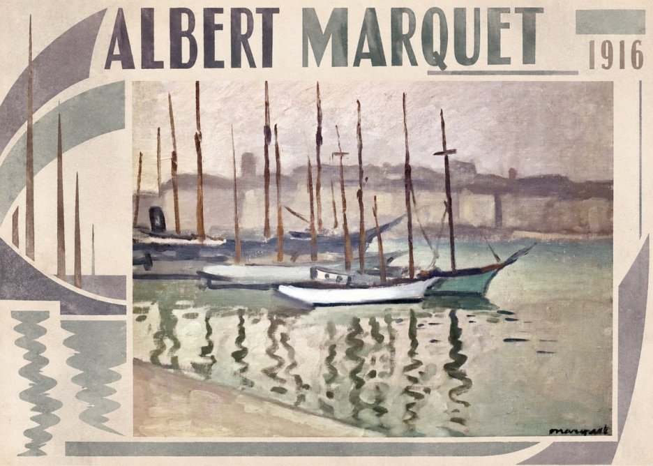 Albert Marquet Le Port Du Havre No5 - Affiche