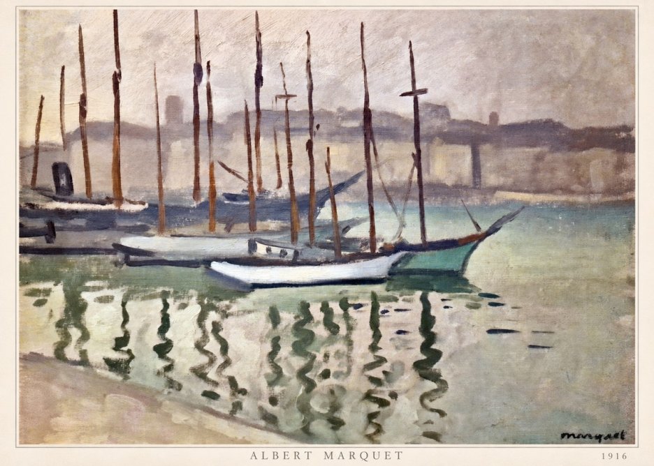 Albert Marquet Le Port Du Havre No6 - Affiche