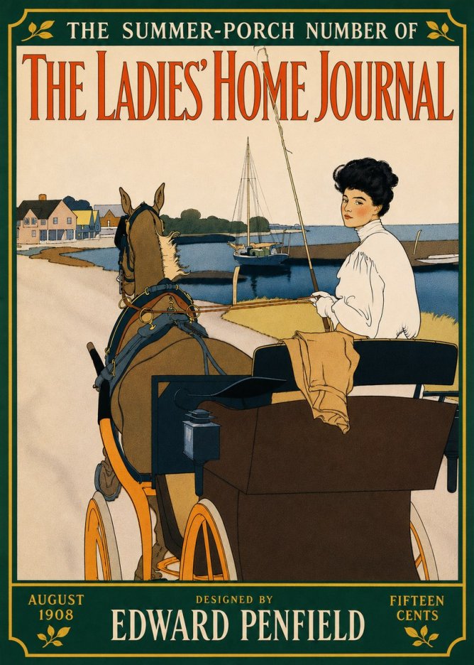 Edward Penfield The Ladies' Home Journal No5 - Affiche