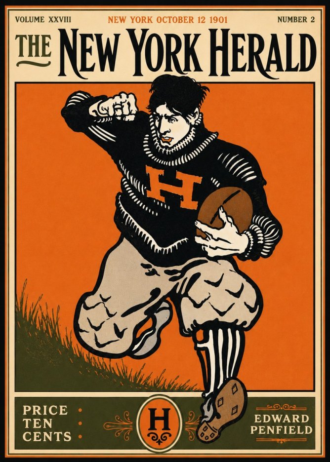 Edward Penfield The New York Herald No6 - Affiche
