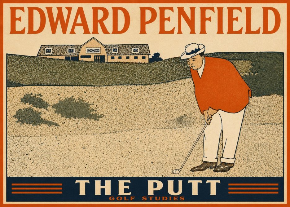 Edward Penfield The Putt No4 - Affiche
