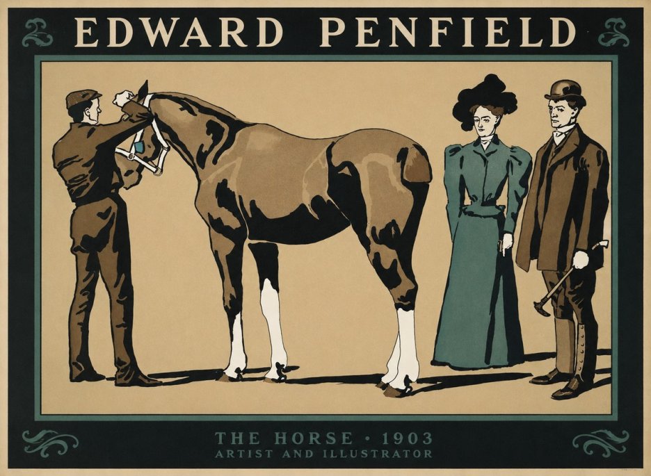 Edward Penfield The Horse No1 - Affiche