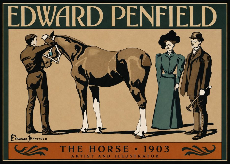 Edward Penfield The Horse No3 - Affiche