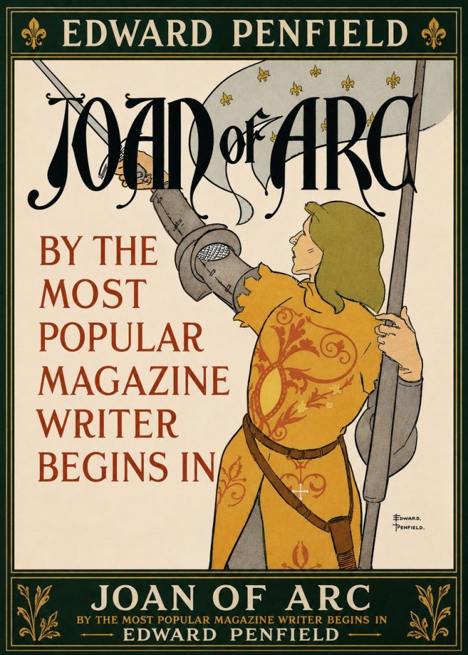 Edward Penfield Joan of Arc No6 - Affiche