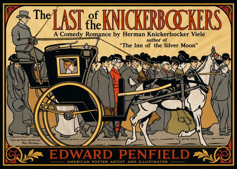Edward Penfield The Last of the Knickerbockers No4 - Affiche
