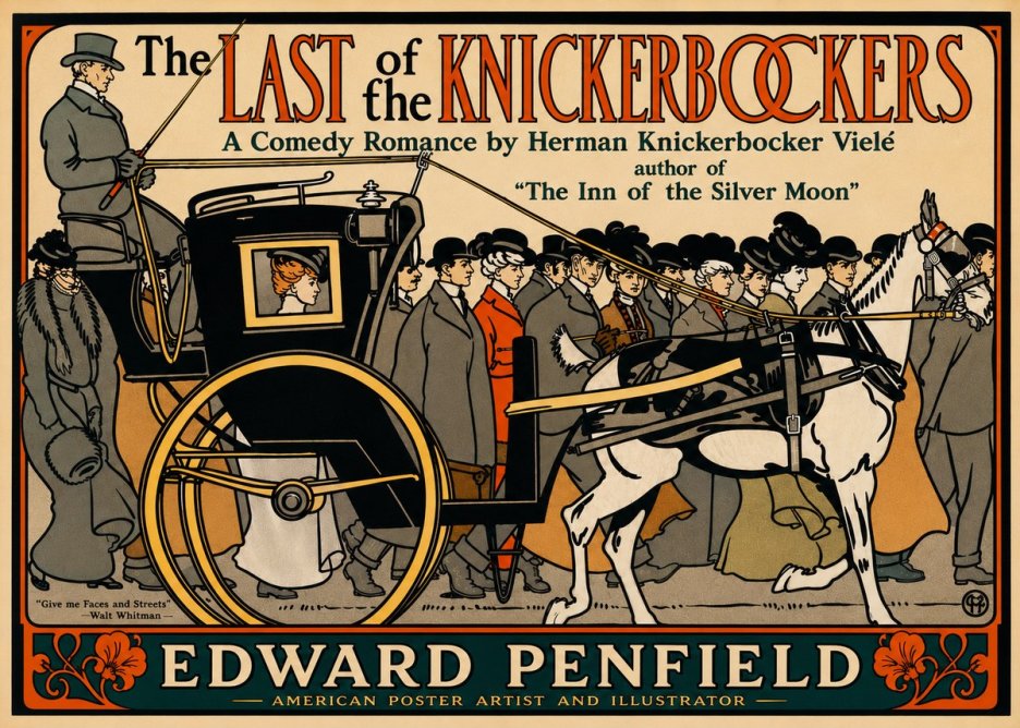 Edward Penfield The Last of the Knickerbockers No5 - Affiche