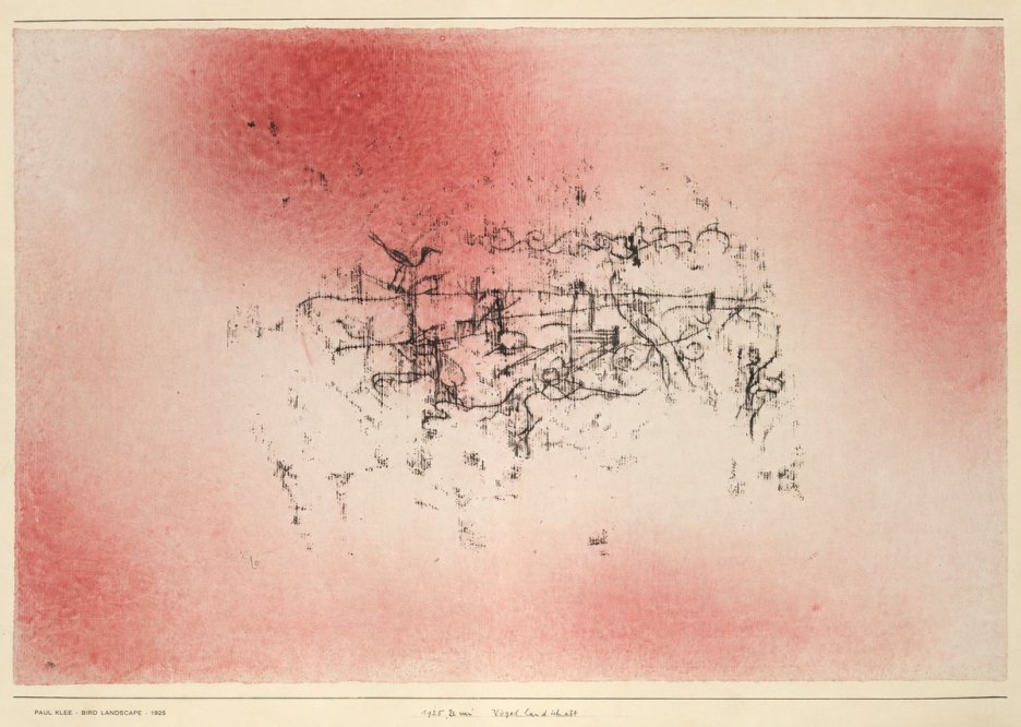 Paul Klee Bird Landscape No6 - Affiche