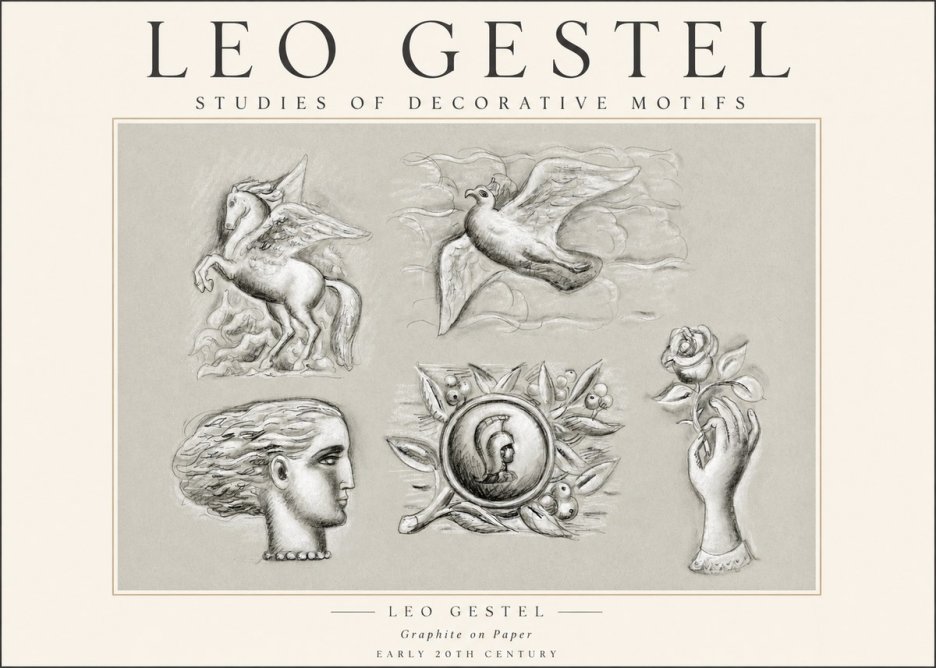 Leo Gestel Studies of Decorative Motifs No1 - Affiche