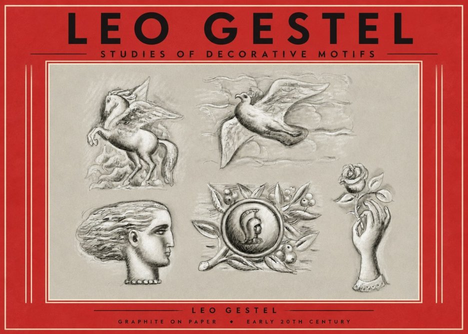 Leo Gestel Studies of Decorative Motifs No4 - Affiche