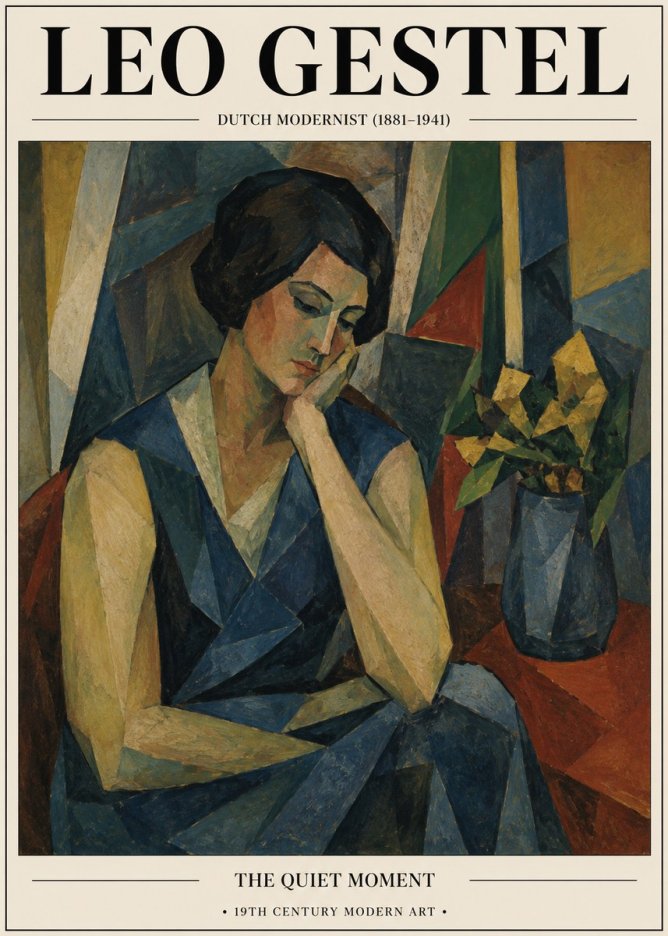 Leo Gestel The Quiet Moment No1 - Affiche