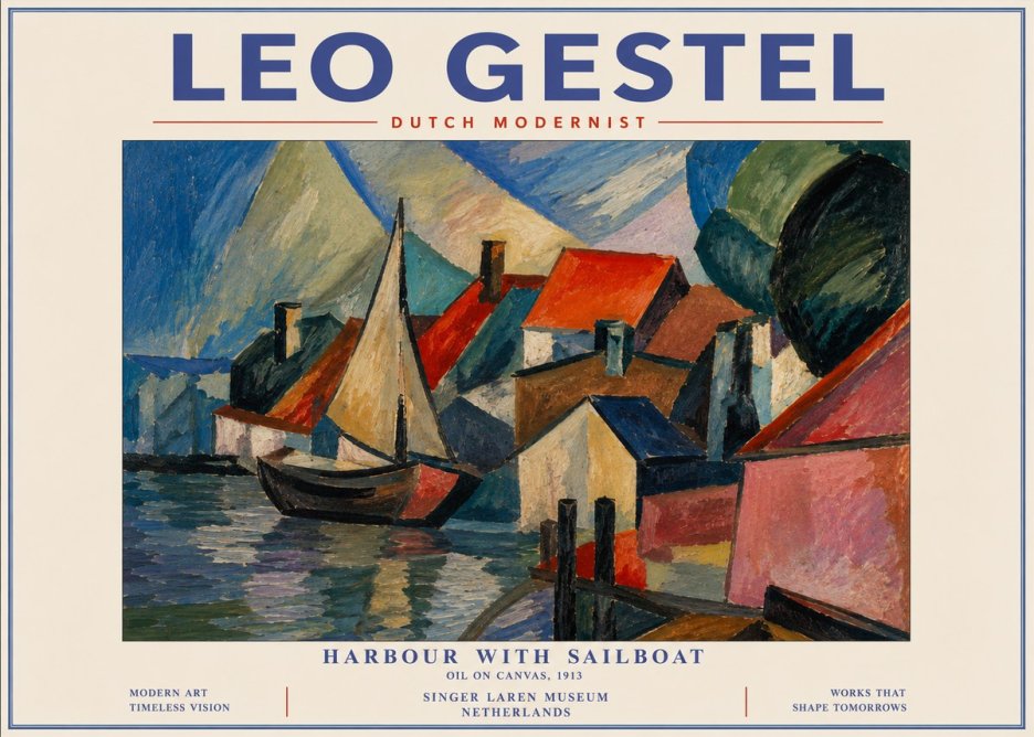 Leo Gestel The Quiet Moment No3 - Affiche