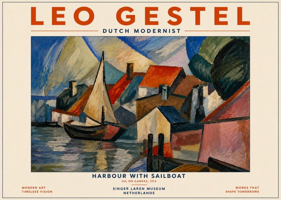Leo Gestel The Quiet Moment No6 - Affiche