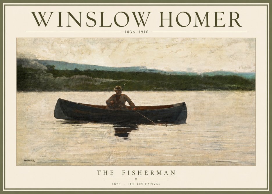 Winslow Homer The Fisherman No3 - Affiche