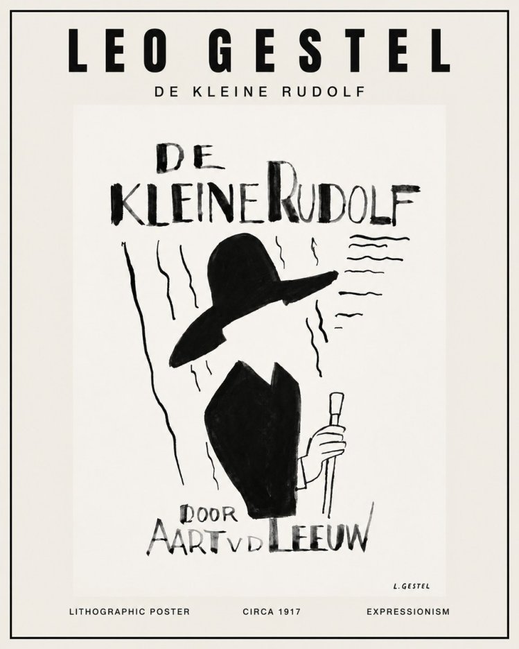 Leo Gestel De Kleine Rudolf No1 - Affiche