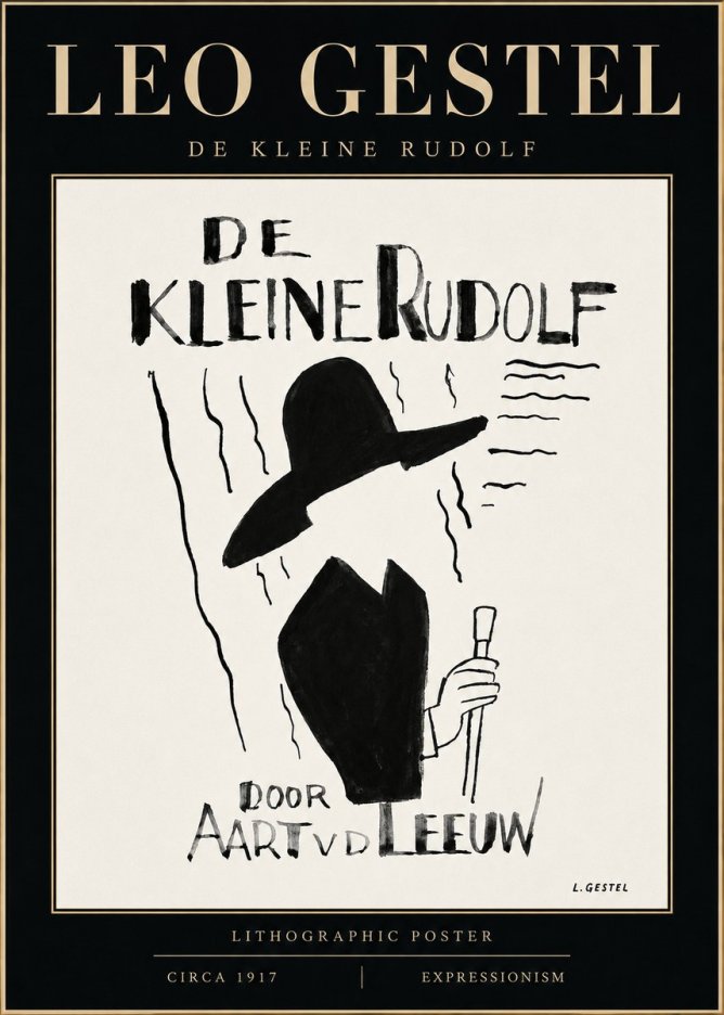 Leo Gestel De Kleine Rudolf No2 - Affiche