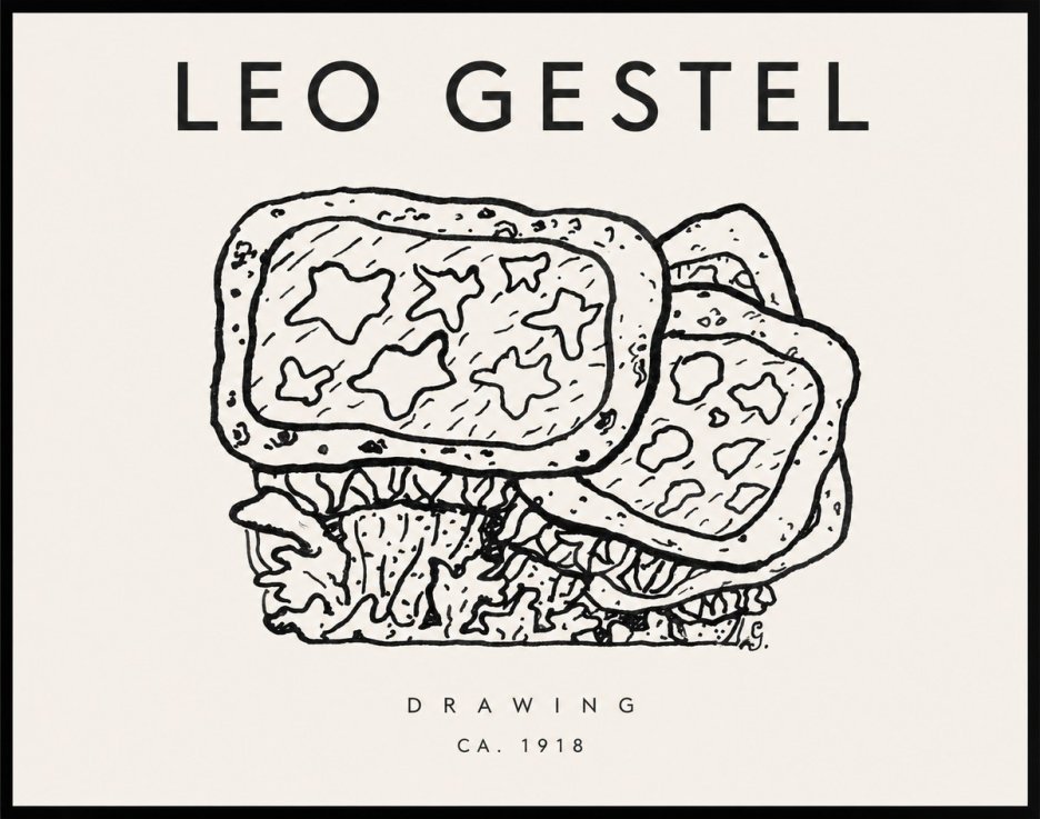 Leo Gestel Drawing Ca. 1918 No1 - Affiche
