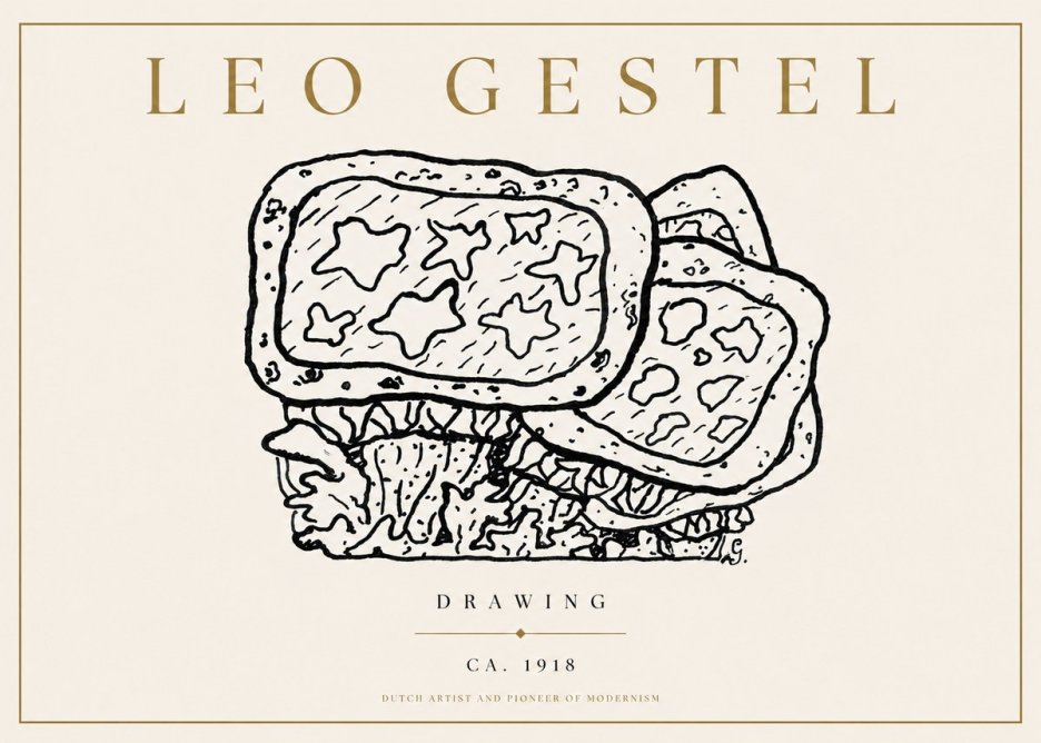 Leo Gestel Drawing Ca. 1918 No3 - Affiche