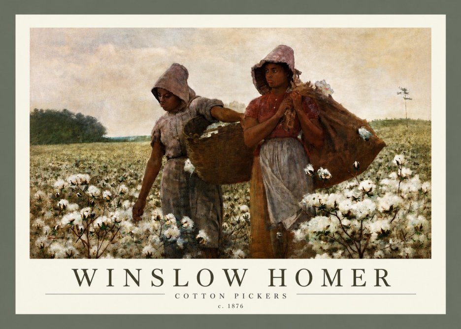 Winslow Homer Cotton Pickers No3 - Affiche