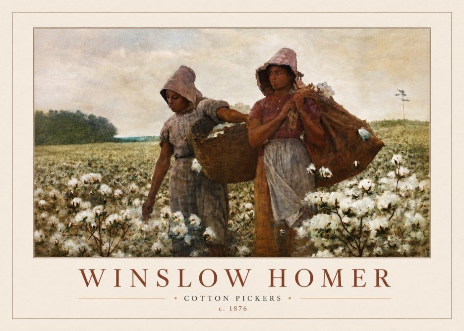 Winslow Homer Cotton Pickers No4 - Affiche