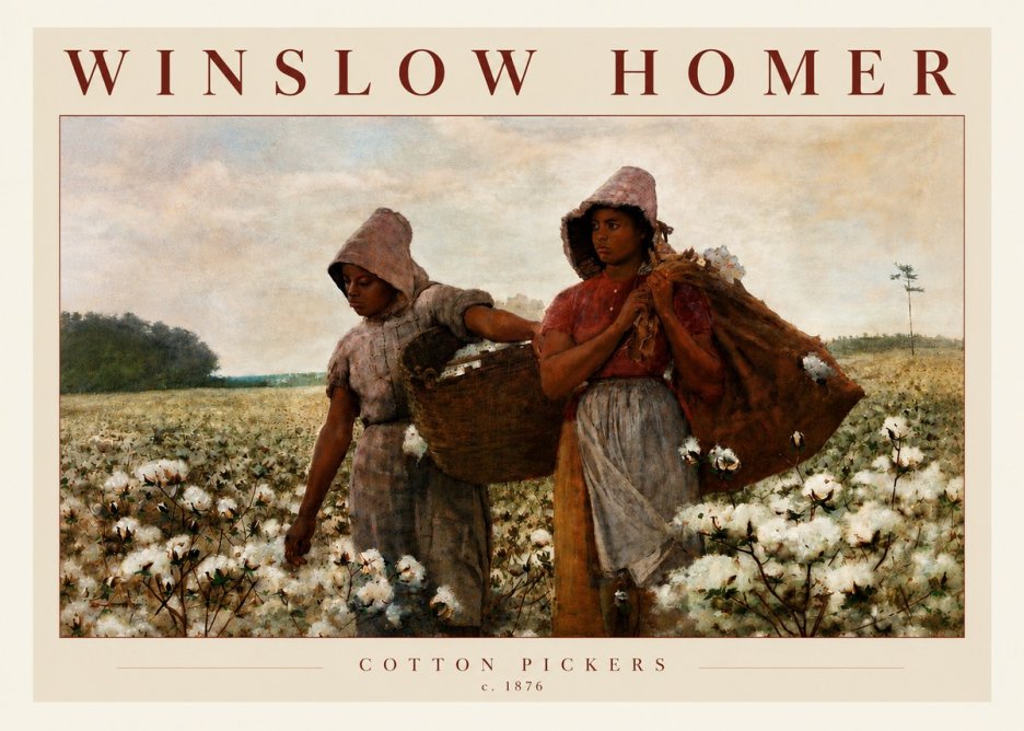 Winslow Homer Cotton Pickers No5 - Affiche