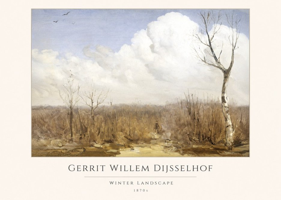 Gerrit Willem Dijsselhof Winter Landscape No4 - Affiche