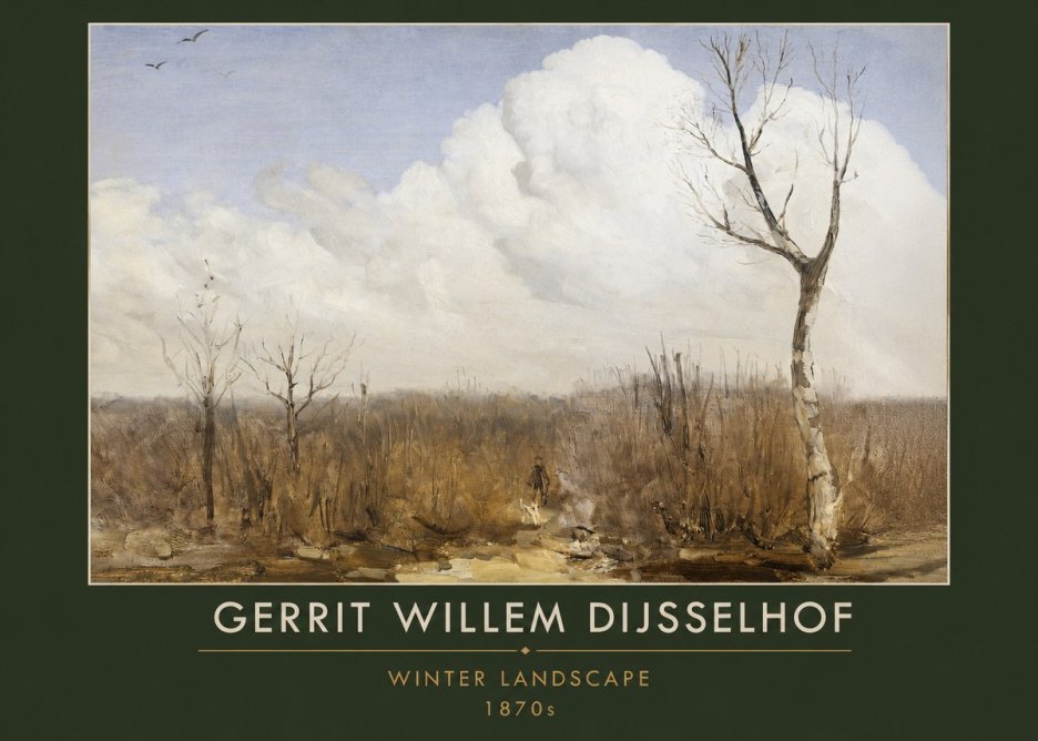 Gerrit Willem Dijsselhof Winter Landscape No5 - Affiche