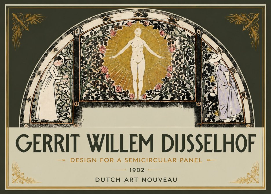 Gerrit Willem Dijsselhof Nature's Awakening No5 - Affiche