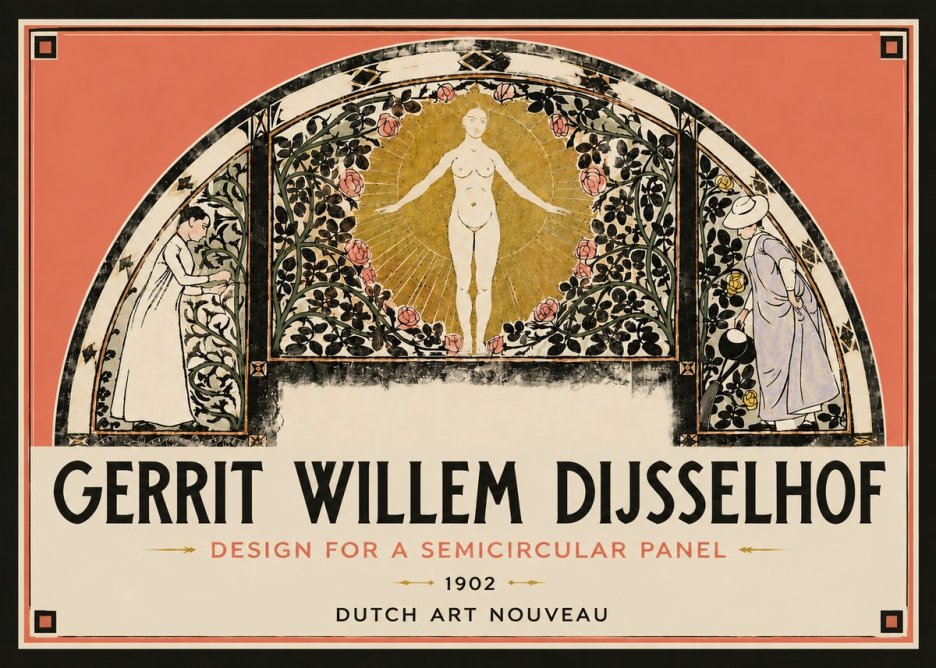 Gerrit Willem Dijsselhof Nature's Awakening No6 - Affiche