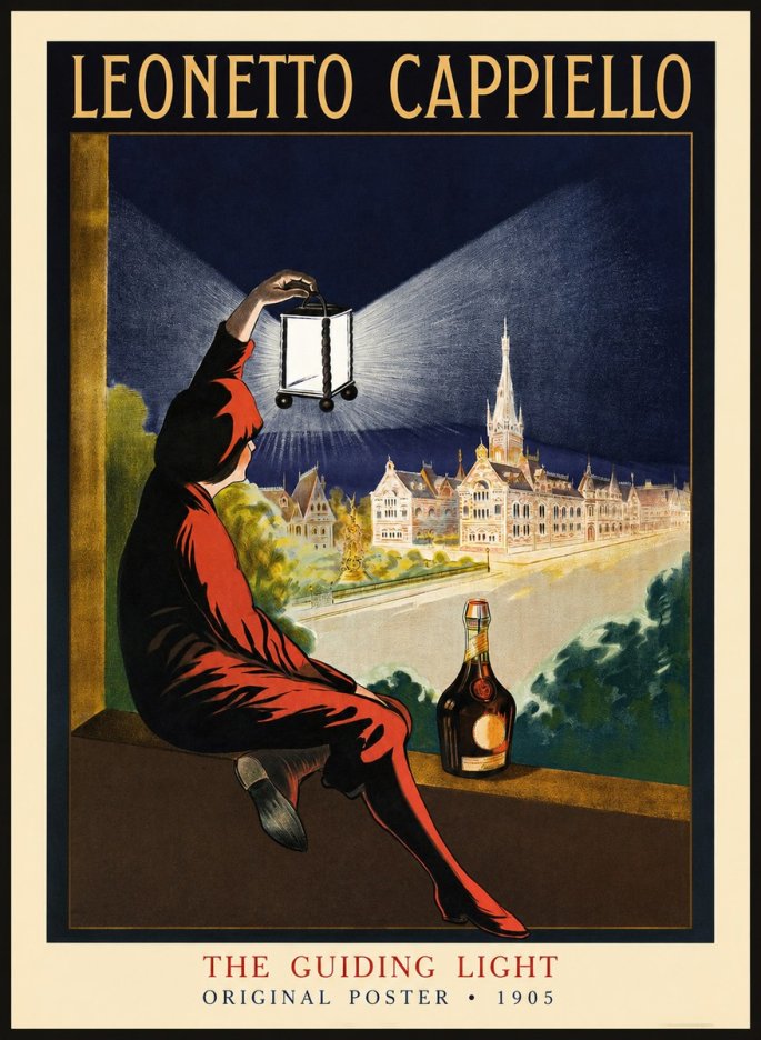 Leonetto Cappiello The Guiding Light No1 - Affiche