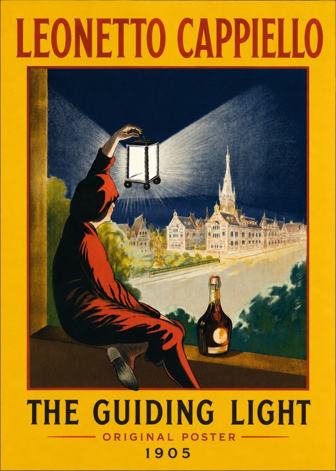 Leonetto Cappiello The Guiding Light No2 - Affiche